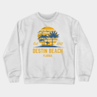 Destin Beach Florida 2022 Crewneck Sweatshirt